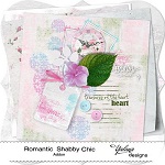 Free scrapbook mini kit “Romantic Shabby Chic” by Yalana Designs